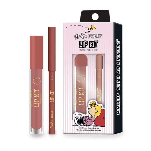 Rude X Peanuts Lip kit Matte Lip Color