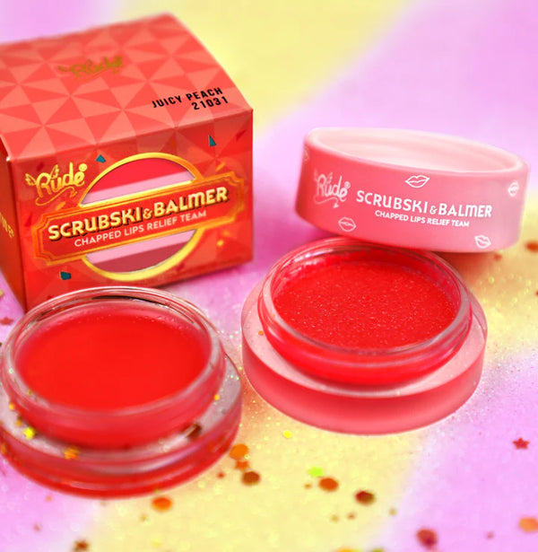 RUDE COSMETICS Scrubski & Balmer Lip Exfoliator and Lip Balm