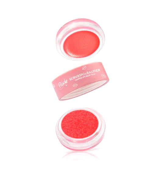 RUDE COSMETICS Scrubski & Balmer Lip Exfoliator and Lip Balm