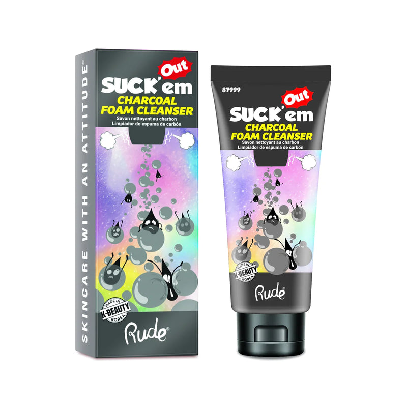 suck'em out charcoal foam cleanser