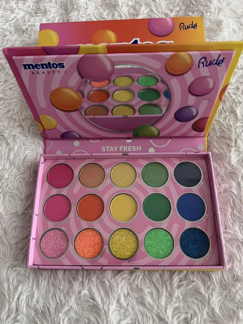 RUDE COSMETICS Mentos Mixed Fruit Eyeshadow Palette