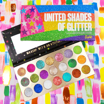 United Shades of Glitter - 21 Pressed Glitter Palette